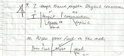 diagramming sentences